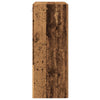 Wall-Mounted Cabinet with Glass Doors Old Wood 69,5x34x90 cm
