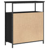 Wall-Mounted Cabinet Black Oak 69,5x34x90 cm Engineered Wood