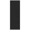 Wall-Mounted TV Cabinet in Black Oak - 30.5x30x90 cm, Made of Engineered Wood