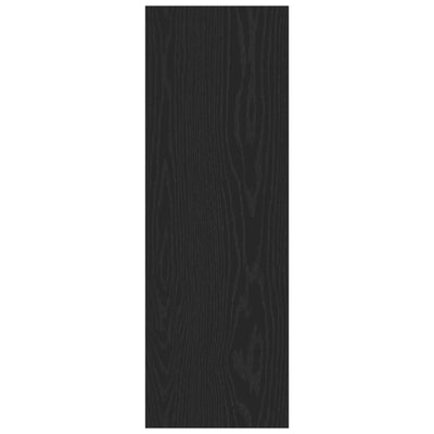 Wall-Mounted TV Cabinet in Black Oak - 30.5x30x90 cm, Made of Engineered Wood