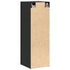 Wall-Mounted TV Cabinet in Black Oak - 30.5x30x90 cm, Made of Engineered Wood