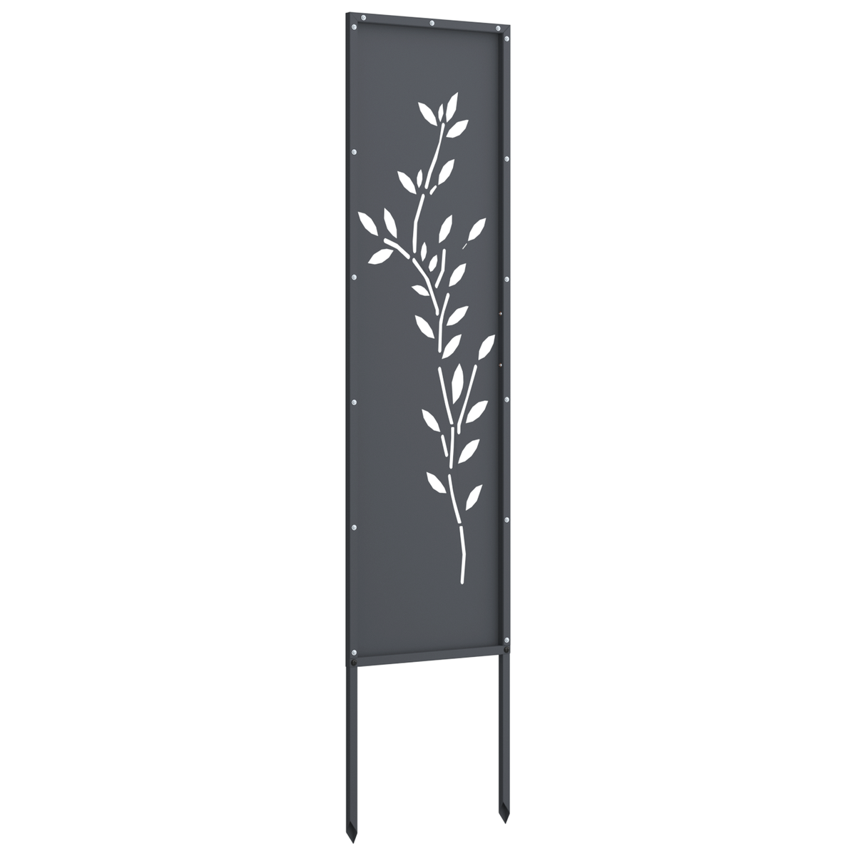 Garden Privacy Screen Anthracite 32 x 140 cm Cold-rolled steel