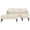 2 Piece Sofa Set with Cushions Linen