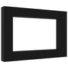 12 Piece TV Cabinet Set Wall-mounted Black Oak Engineered Wood