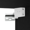 10 Piece TV Cabinet Set - Wall-mounted Black Oak Engineered Wood