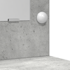 2-Piece Dressing Table Set with LED in Concrete Grey Engineered Wood