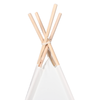 Children Teepee Tent with Bag Peach & Playballs Skin White