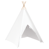 Children Teepee Tent with Bag Peach & Playballs Skin White