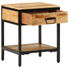 Bedside Cabinet 40x35x50 cm Solid Wood Rough Mango