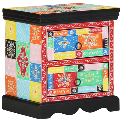 Bedside Cabinet 2 pcs Multicolour 40x35x45 cm Engineered Wood