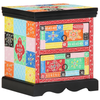 Bedside Cabinet 2 pcs Multicolour 40x35x45 cm Engineered Wood
