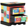 Bedside Cabinet 2 pcs Multicolour 40x35x45 cm Engineered Wood