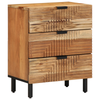 Bedside Cabinet 50x33x62 cm Solid Wood Acacia