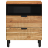 Bedside Cabinet 50x33x62 cm Solid Wood Acacia