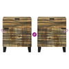Bedside Cabinet 50x33x60 cm – Solid Mango Wood