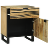 Bedside Cabinet 50x33x60 cm – Solid Mango Wood