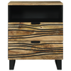 Bedside Cabinet 50x33x60 cm Solid Wood Mango