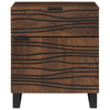 Bedside Cabinet 50x33x60 cm Solid Wood Walnut