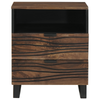 Bedside Cabinet 50x33x60 cm Solid Wood Mango & Engineered Wood