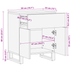 Bedside Cabinet 50x33x60 cm Solid Wood Mango