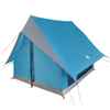 Camping Tent A-Frame 3-Person Blue Waterproof