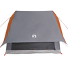 Camping Tent A-Frame 3-Person Grey and Orange Waterproof