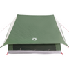 Camping Tent A-Frame 5-Person Green Waterproof