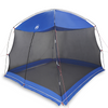 Camping Mosquito Net with Door Blue 5-Person Waterproof