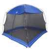 Camping Mosquito Net with Door Blue 5-Person Waterproof