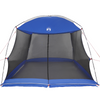 Camping Mosquito Net with Door Blue 5-Person Waterproof