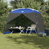 Camping Mosquito Net with Door Blue 5-Person Waterproof