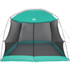 Camping Mosquito Net with Door Green 4-Person Waterproof