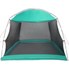 Camping Mosquito Net with Door Green 4-Person Waterproof