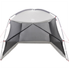 Camping Mosquito Net with Door Grey 6-Person Waterproof