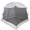 Camping Mosquito Net with Door Grey 6-Person Waterproof