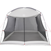 Camping Mosquito Net with Door Grey 6-Person Waterproof