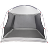 Camping Mosquito Net with Door Grey 6-Person Waterproof