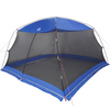 Camping Mosquito Net with Door Blue 5-Person Waterproof