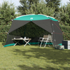 Camping Mosquito Net with Door Green 4-Person Waterproof