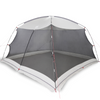 Camping Mosquito Net with Door Grey 6-Person Waterproof