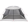 Camping Mosquito Net with Door Grey 6-Person Waterproof