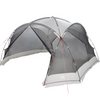 Camping Mosquito Net with Doors Grey 8-Person Waterproof