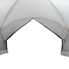 Camping Mosquito Net with Doors Grey 8-Person Waterproof