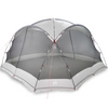 Camping Mosquito Net with Doors Grey 8-Person Waterproof