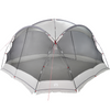 Camping Mosquito Net with Doors Grey 8-Person Waterproof