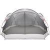 Camping Mosquito Net with Doors Grey 8-Person Waterproof