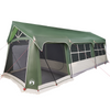 Camping Tent with Windows Green 10-Person Waterproof