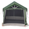 Camping Tent with Windows Green 10-Person Waterproof