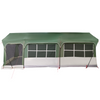 Camping Tent with Windows Green 10-Person Waterproof