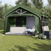 Camping Tent with Windows Green 10-Person Waterproof